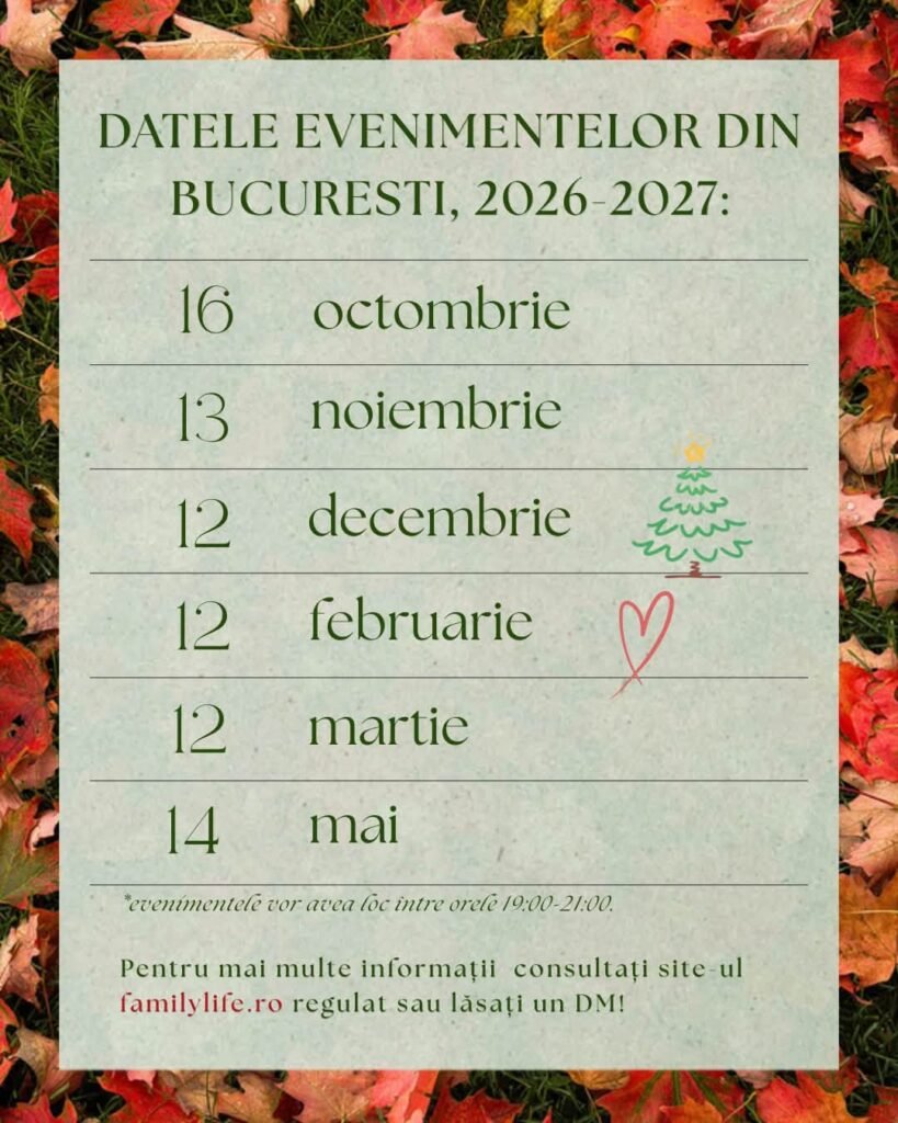 Family Life București reia evenimentele lunare